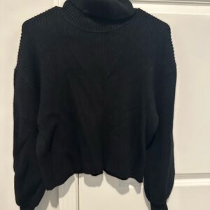 Express Black Cowl Neck Sweater